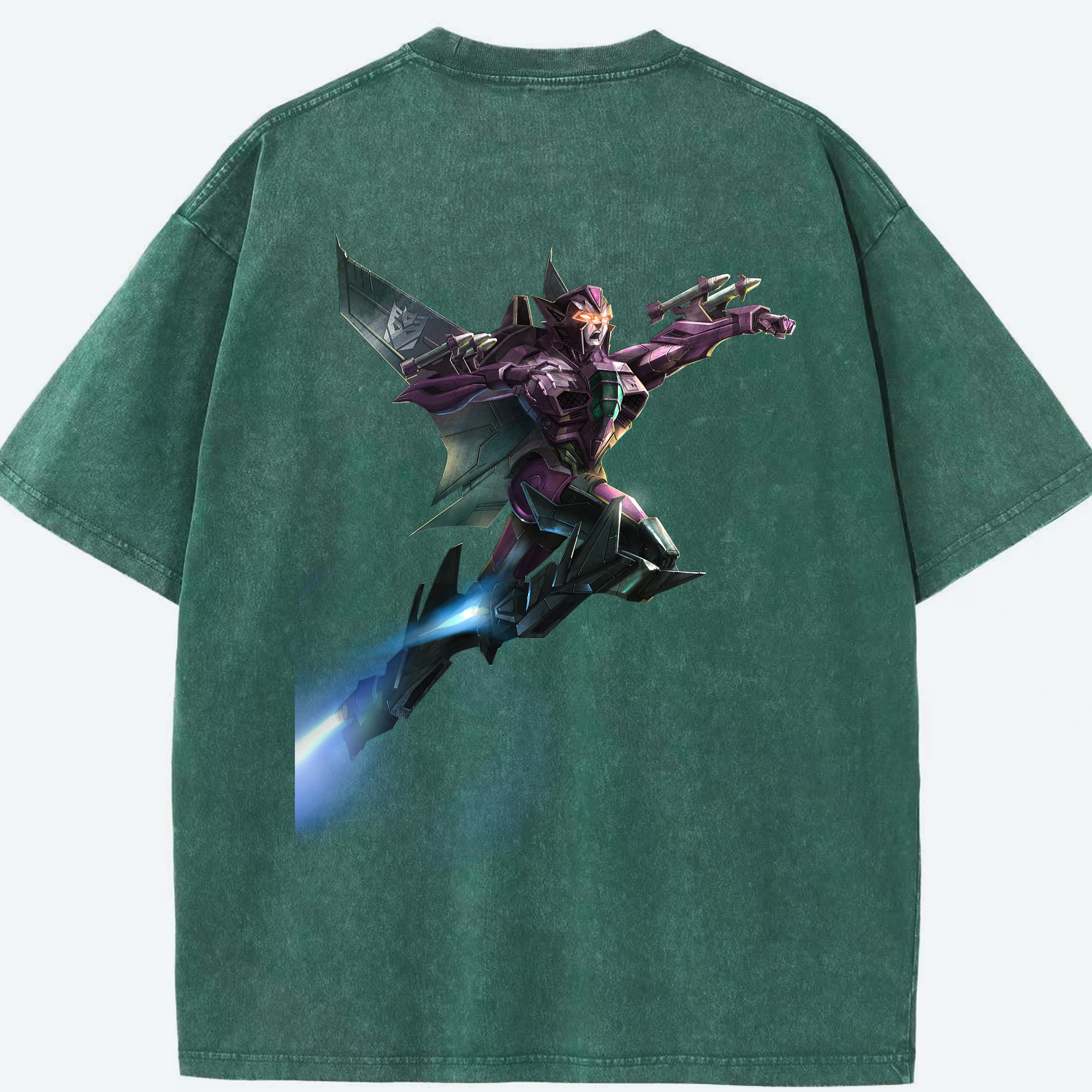 （画像用）  綿100% ヴィンテージ風 半袖Tシャツ（背面プリント）